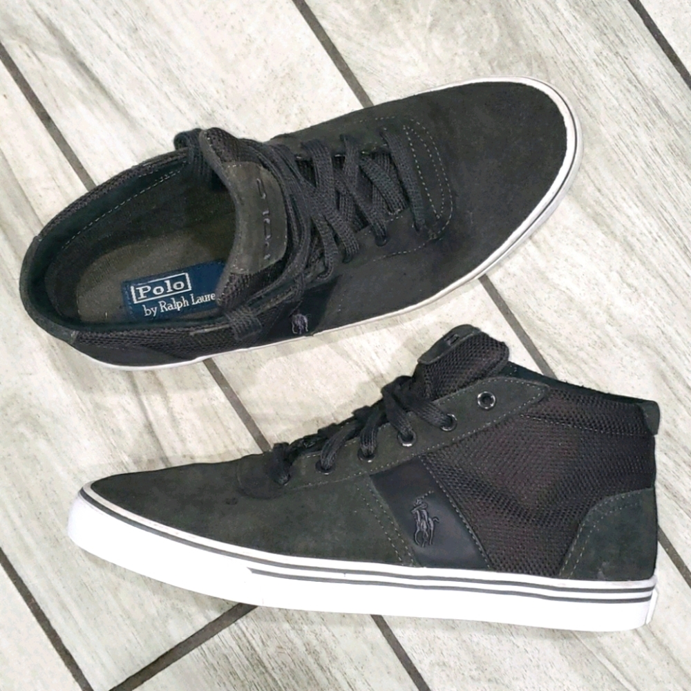 Polo Ralph Lauren men's high top casual shoes - Picture 1 of 11